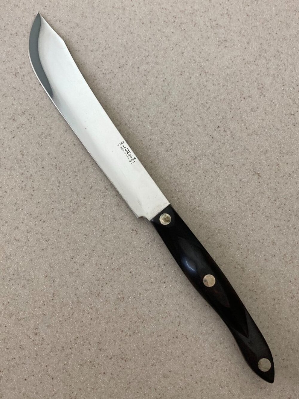 Vintage Cutco 8" Butcher Knife Model #1722 Made in USA